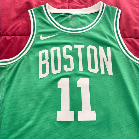 Nike Green Boston Jersey with White Accents - Picture 3 of 5
